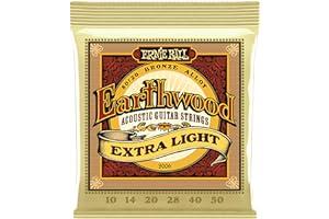 
   Best Selling Acoustic Guitar Strings
   - Ernie Ball Earthwood Extra Light 80/20 Bronze Acoustic Guitar Strings, 10-50 Gauge (P02006)