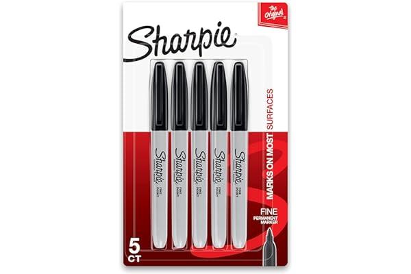 
   Best Selling Permanent Markers & Marker Pens
   - Sharpie Permanent Marker, Fine Point, Black, Pack of 5