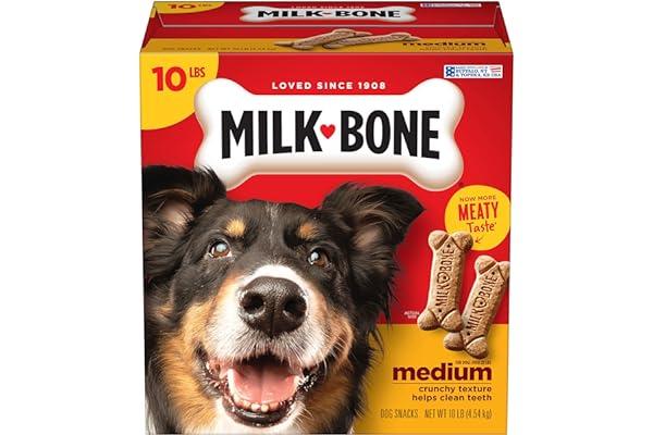 
   Best Selling Dog Treat Cookies, Biscuits & Snacks
   - Milk-Bone Original Dog Biscuits, Medium Crunchy Dog Treats, 10 Pound