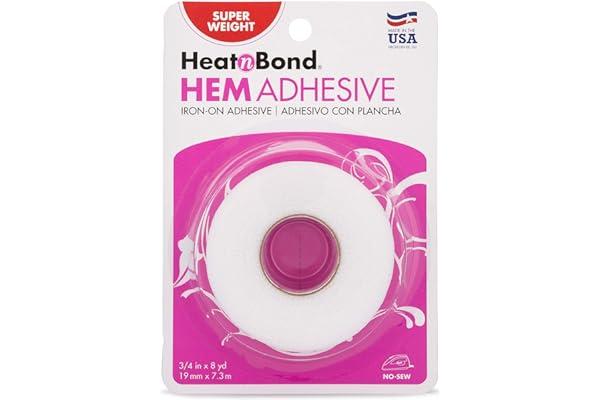 
   Best Selling Sewing Fusible & Hem Tape
   - HeatnBond Hem Iron-On Adhesive, Super Weight, 3/4 Inch x 8 Yards, White