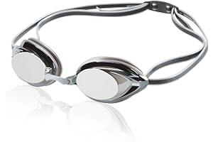 Swimming Goggles - Speedo Unisex-Adult Swim Goggles Mirrored Vanquisher 2.0,Silver