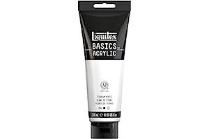 
   Best Selling Art Paints
   - Liquitex BASICS Acrylic Paint, 250ml Tube, Titanium White, 8.45 Fl Oz (Pack of 1)