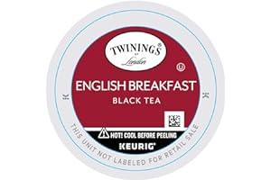 
   Best Selling Black Tea
   - Twinings English Breakfast Tea K-Cup Pods for Keurig, Caffeinated, Smooth, Flavourful, Robust Black Tea, 24 Count (Pack of 1)