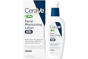 
   Best Selling Climate Pledge Friendly: Beauty
   - CeraVe PM Facial Moisturizing Lotion | Night Cream with Hyaluronic Acid and Niacinamide | Ultra-Lightweight, Oil-Free Moisturizer for Face | 3 Ounce