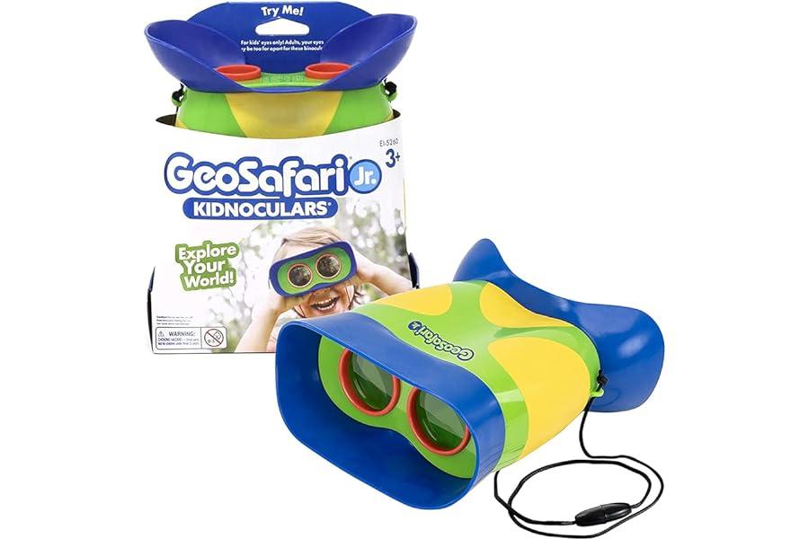 Nature Exploration Toys - Educational Insights GeoSafari Jr. Kidnoculars, Binoculars for Toddlers & Kids, Gift for Toddlers Ages 3+