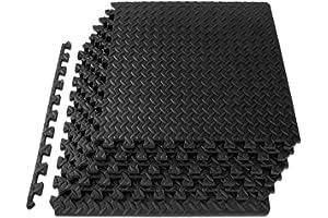 
   Best Selling Exercise Equipment Mats
   - ProsourceFit Puzzle Exercise Mat ½ in, EVA Interlocking Foam Floor Tiles for Home Gym, Mat for Home Workout Equipment, Floor Padding for Kids, Black, 24 in x 24 in x ½ in, 24 Sq Ft - 6 Tiles