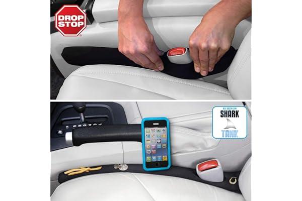 
   Best Selling Automotive Trays & Bags
   - Drop Stop - The Original Patented Car Seat Gap Filler (AS SEEN ON Shark Tank) - Set of 2 and Slide Free Pad and Light