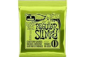 
   Best Selling Electric Guitar Strings
   - Ernie Ball Regular Slinky Nickel Wound Electric Guitar Strings 3 Pack - 10-46 Gauge