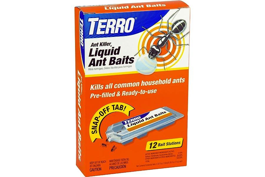 Pest Control Baits & Lures - TERRO T300B Liquid Ant Killer, 12 Bait Stations