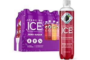 
   Best Selling Carbonated Drinking Water
   - Sparkling Ice Purple Variety Pack, Flavored Water, Zero Sugar, with Vitamins and Antioxidants, 17 fl oz, 12 count (Black Raspberry, Cherry Limeade, Orange Mango, Kiwi Strawberry)