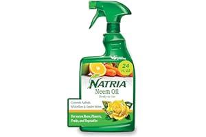 Insect & Pest Repellent Sprays - Natria 706250A Neem Oil Spray for Plants Pest Organic Disease Control, for Insects, 24-Ounce, Ready-to-Use