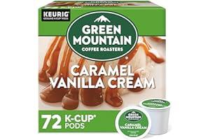 
   Best Selling Single-Serve Coffee Capsules & Pods
   - Green Mountain Coffee Roasters Caramel Vanilla Cream Keurig Single-Serve K-Cup pods, Light Roast Coffee, 72 Count