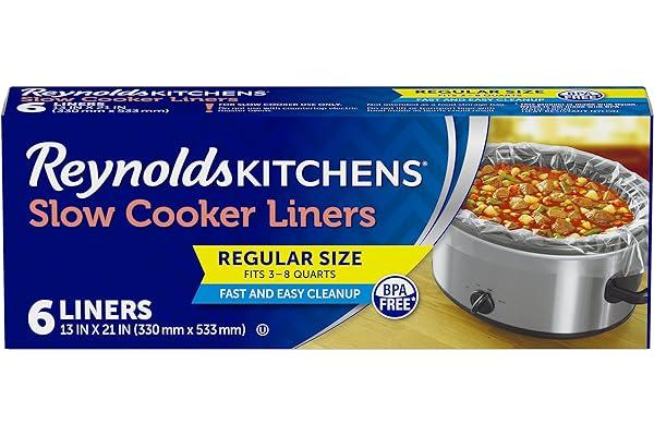 
   Best Selling Slow Cookers
   - Reynolds Kitchens Slow Cooker Liners, Regular (Fits 3-8 Quarts), 6 Count