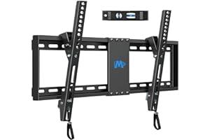 TV Wall & Ceiling Mounts - Mounting Dream UL Listed TV Mount for Most 37-75 Inch TV, Universal Tilt TV Wall Mount Fit 16", 18", 24" Stud with Loading Capacity 132lbs, Max Vesa 600 x 400mm, Low Profile Flat Wall Mount Bracket