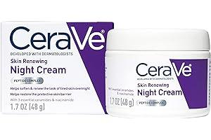 
   Best Selling Facial Night Creams
   - CeraVe Skin Renewing Night Cream | Niacinamide, Peptide Complex, and Hyaluronic Acid Moisturizer for Face | 1.7 Ounce, Packaging may Vary