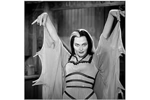 
   Best Selling Entertainment Collectible Photographs
   - The Munsters 8 X 10 Photo Lily Munster/Yvonne DeCarlo Black & White Pic Holding Up Sleeves Pretending to be Bat kn