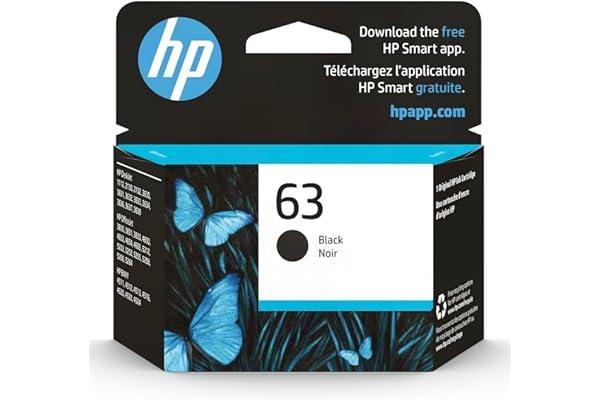 
   Best Selling Inkjet Printer Ink Cartridges
   - HP 63 Black Ink Cartridge | Works with HP DeskJet 1112, 2130, 3630 Series  HP ENVY 4510, 4520 Series  HP OfficeJet 3830, 4650, 5200 Series | Eligible for Instant Ink | F6U62AN