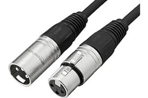 
   Best Selling Microphone Cables
   - Amazon Basics XLR Microphone Cable for Speaker or PA System, All Copper Conductors, 6MM PVC Jacket, 6 Foot, Black