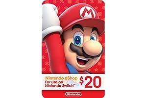 
   Best Selling Nintendo eShop Store Currency Cards
   - $20 Nintendo eShop Gift Card [Digital Code]