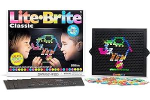 Electronic Learning Systems - Lite-Brite Classic, Favorite Retro Toy - Create Art with Light, STEM, Educational Learning, Holiday, Birthday, Gift, Boys, Kid, Toddler, Girls Age 4+