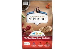 Dry Dog Food - Rachael Ray Nutrish Premium Natural Dry Dog Food, Real Beef, Pea, & Brown Rice Recipe, 40 Pound Bag (Packaging May Vary)