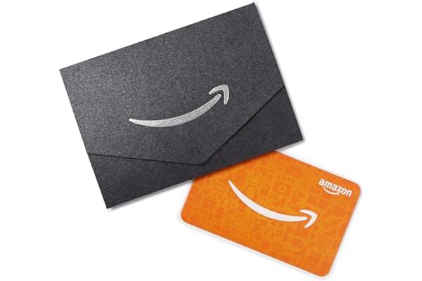 
   Best Selling Greeting Card Mailing Envelopes
   - Amazon.com Gift Card for Any Amount in a Mini Envelope (Black)