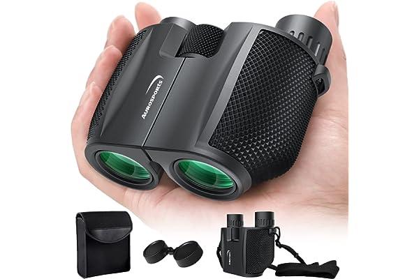 
   Best Selling Binoculars
   - Aurosports 10x25 Binoculars for Adults and Kids, Large View Compact Binoculars with Low Light Vision, Easy Focus Small Binoculars for Bird Watching Outdoor Travel Sightseeing Concerts Hunting Hiking