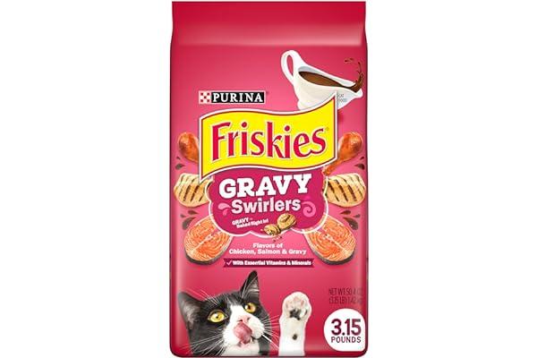 
   Best Selling Dry Cat Food
   - Purina Friskies Dry Cat Food, Gravy Swirlers - 3.15 lb. Bag