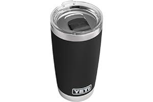 Tumblers & Water Glasses - YETI Rambler 20 oz Tumbler, Stainless Steel, Vacuum Insulated with MagSlider Lid, Black