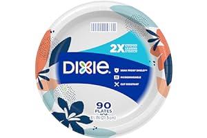 
   Best Selling Disposable Plates
   - Dixie Paper Plates, 8 1/2 inch, Dinner Size Printed Disposable Plate, 90 Count