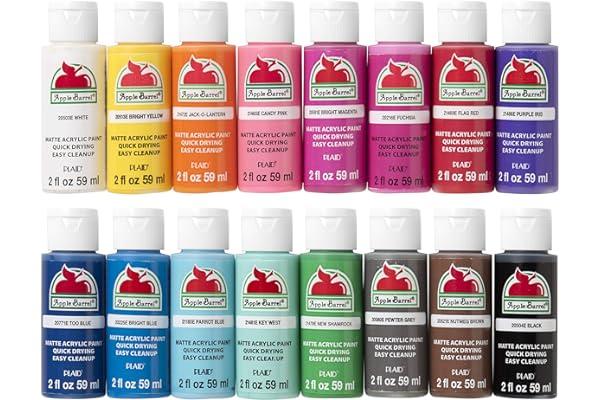 
   Best Selling Art Paints
   - Apple Barrel Acrylic Paint Set (2-Ounce), Best Colors Count, 32 Fl Oz (Pack of 16)