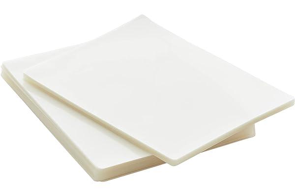 Office Laminating Supplies - Amazon Basics Clear Thermal Laminating Plastic Paper Laminator Sheets - 9 x 11.5-Inch, 200-Pack, 3mil