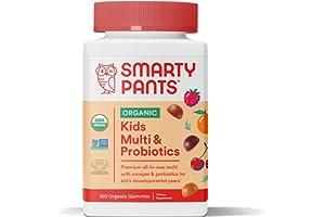 
   Best Selling Climate Pledge Friendly: Health and Household
   - SmartyPants Organic Kids Multivitamin, Daily Gummy Vitamins: Probiotics, Vitamin C, D3, Zinc, & B12 for Immune Support, Energy & Digestive Health, Assorted Fruit Flavor, 120 Gummies, 30 Day Supply