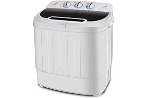 
   Best Selling Portable Clothes Washing Machines
   - SUPER DEAL Compact Mini Twin Tub Washing Machine 13lbs Capacity Portable Washer Wash and Spin Cycle Combo, Built-in Gravity Drain for Camping, Apartments, Dorms, College, RV’s and Small Spaces