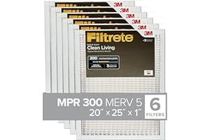 
   Best Selling Furnace Filters
   - Filtrete 20x25x1 Air Filter, MPR 300, MERV 5, Clean Living Basic Dust 3-Month Pleated 1-Inch Air Filters, 6 Filters