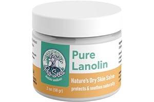 Handmade Facial Creams & Moisturizers - 100% Pure HANDMADE Fresh Lanolin USP US Pharmacopeia Grade | for Itchy Dry Skin and Eczema Symptoms | Small Batch | No more wind burn, sore nipples, cracked skin | Holistic Vaseline Alternative