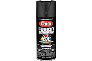 
   Best Selling Spray Paint
   - Krylon K02732007 Fusion All-In-One Spray Paint for Indoor/Outdoor Use, Satin Black 12 Ounce (Pack of 1)