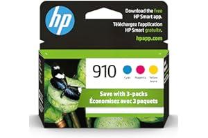 
   Best Selling Inkjet Printer Ink Cartridges
   - HP 910 Cyan, Magenta, Yellow Ink Cartridges (3-pack) | Works with HP OfficeJet 8010, 8020 Series, HP OfficeJet Pro 8020, 8030 Series | Eligible for Instant Ink | 3YN97AN