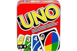 
   Best Selling Dedicated Deck Card Games
   - Mattel Games UNO Card Game, Toy for Kids and Adults, Family Game for Camping and Travel in Storage Tin Box (Amazon Exclusive)