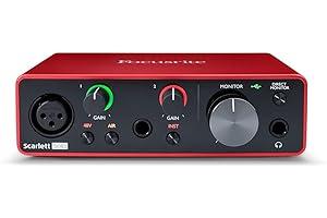 
   Best Selling Computer Recording Audio Interfaces
   - Focusrite Scarlett Solo 3rd Gen USB Audio Interface