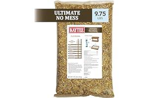 Bird Seed - Kaytee Wild Bird Ultimate No Mess Wild Bird Food Seed For Cardinals, Finches, Chickadees, Nuthatches, Woodpeckers, Grosbeaks, Juncos and Other Colorful Songbirds, 9.75 Pound