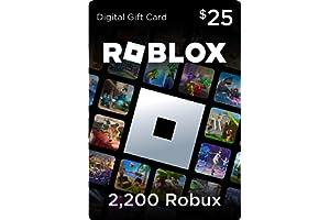 PC Games & Accessories - Roblox Digital Gift Code for 2,200 Robux [Redeem Worldwide - Includes Exclusive Virtual Item] [Online Game Code]