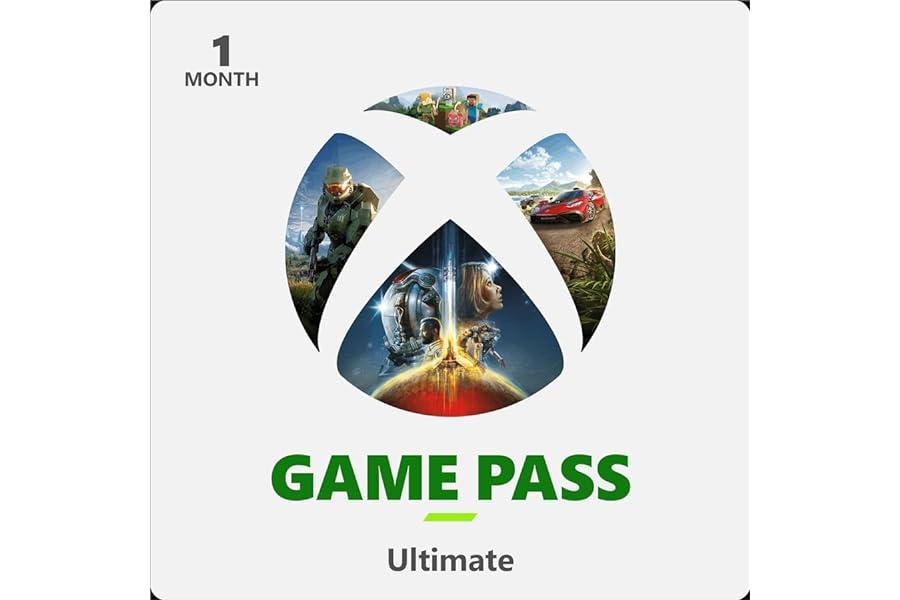 PC Games & Accessories - Xbox Game Pass Ultimate – 1 Month Membership – Xbox Series X|S, Xbox One, Windows [Digital Code]