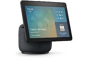 Climate Pledge Friendly: Electronics - Echo Show 10 (3rd Gen) | HD smart display with premium sound, motion and Alexa | Charcoal