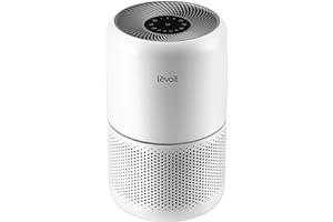 HEPA Filter Air Purifiers - LEVOIT Air Purifier for Home Allergies Pets Hair in Bedroom, Covers Up to 1095 ft² by 45W High Torque Motor, 3-in-1 Filter with HEPA sleep mode, Remove Dust Smoke Pollutants Odor, Core300-P, White