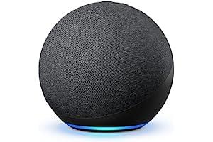 Echo Smart Speaker & Display Bundles - Echo (4th Gen) | With premium sound, smart home hub, and Alexa | Charcoal