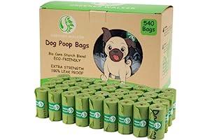 
   Best Selling Dog Waste Bags
   - Greener Walker Poop Bags for Dog Waste-540 Bags,Extra Thick Strong 100% Leak Proof Dog Waste Bags (Green)