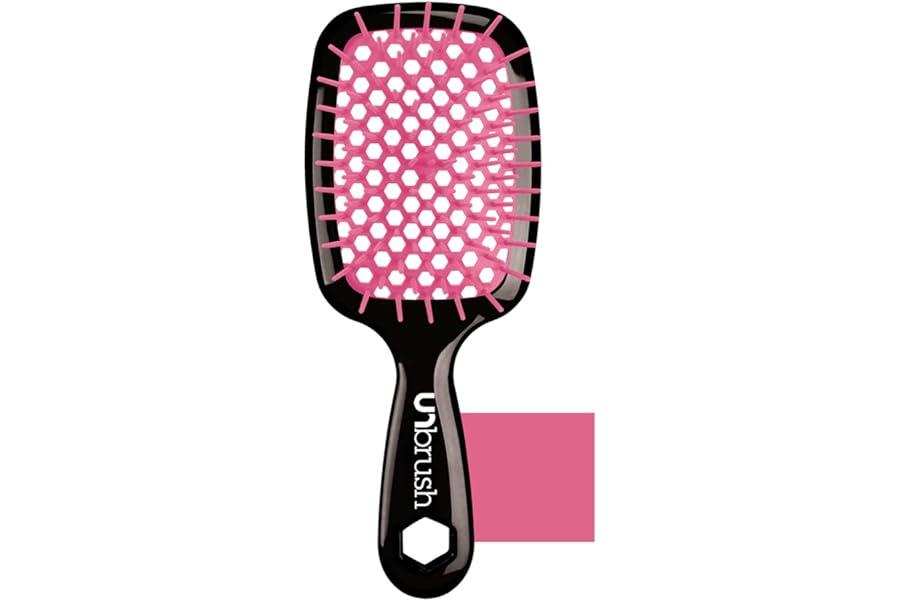 Hair Brushes - FHI HEAT UNbrush Wet & Dry Vented Detangling Hair Brush, Cherry Blossom