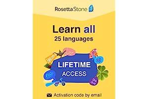 Foreign Language Instruction (Software) - Rosetta Stone Learn UNLIMITED Languages | Lifetime Access - Learn 24 Languages | PC/Mac/iOS/Android Online Code