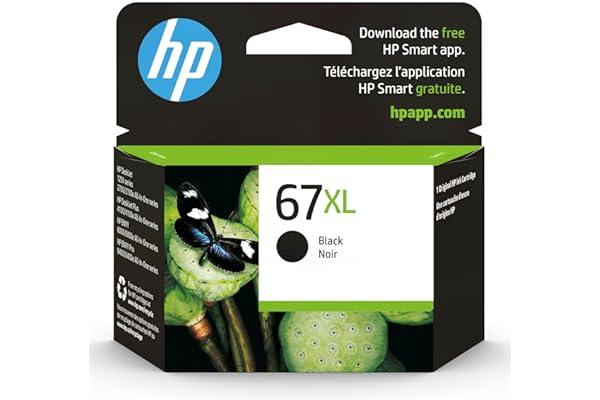 
   Best Selling Inkjet Printer Ink Cartridges
   - HP 67XL Black High-yield Ink Cartridge | Works with HP DeskJet 1255, 2700, 4100 Series, HP ENVY 6000, 6400 Series | Eligible for Instant Ink | 3YM57AN